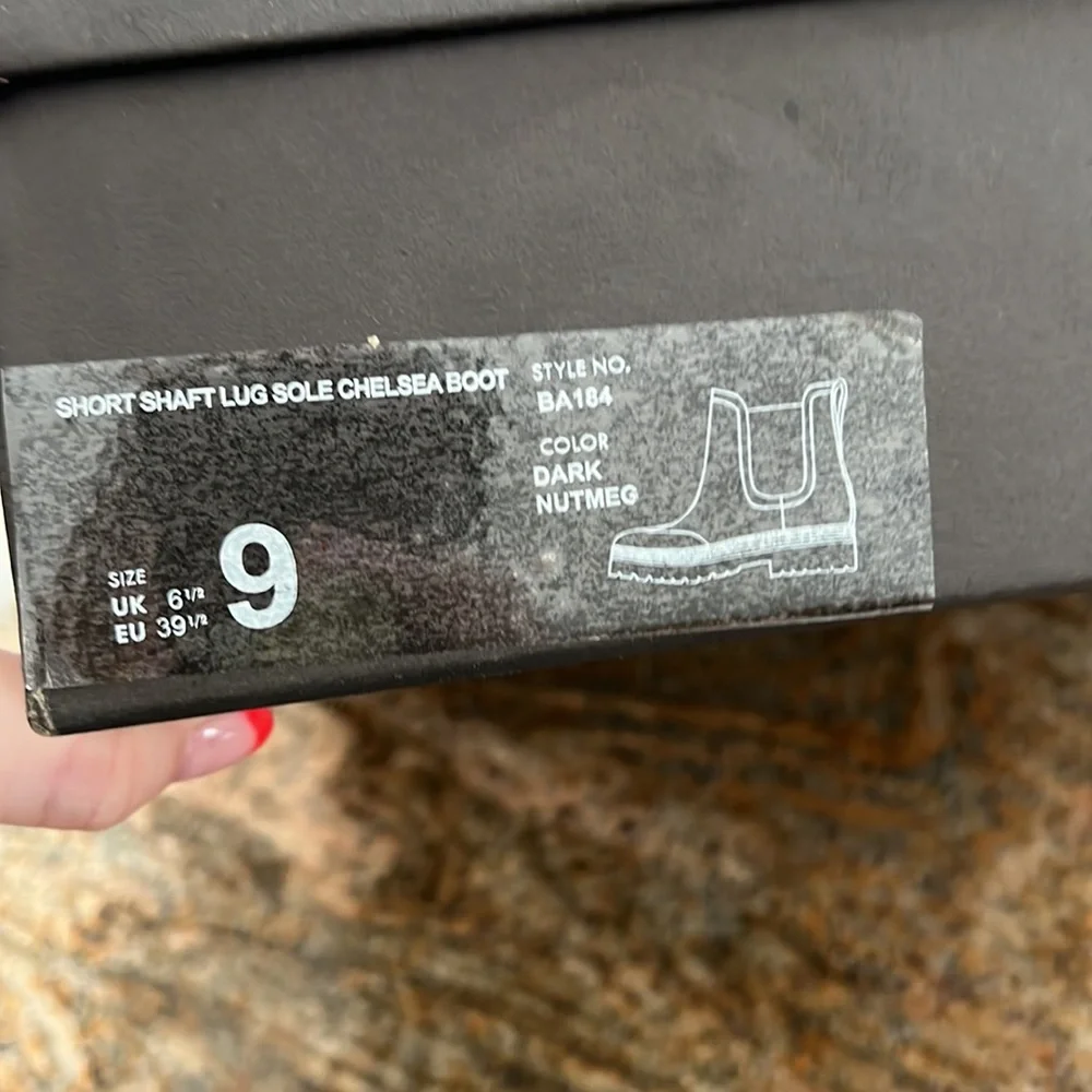 NIB JCrew rubber ankle boots women’s sz 9 - Picture 5 of 6